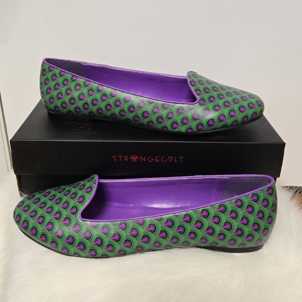 NIB Strange Cvlt Room 237 The Shining Patterned Loafers - SOLD OUT RARE
